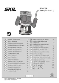 Notice SKIL 1841 AA Fraiseuse