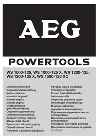 Notice AEG WS 1500125 XC Kvarn