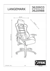 Notice JYSK LAMDRUP Chaise de bureau