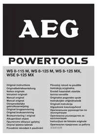Notice AEG WSE 9125 MX Triturador
