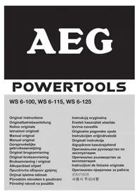 Notice AEG WS 6125 Triturador