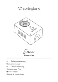 Notice Springlane EMMA Machine à glace