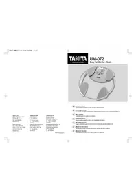 Notice TANITA UM072 Waagen