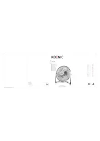 Notice Koenic KTF 2221 M Ventilateur