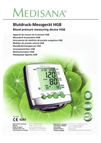 Notice MEDISANA HGB Tensiomètre