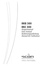 Notice Scandomestic RKB 300 Réfrigérateur