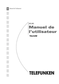 Notice TELEFUNKEN TKLL510W Machine à laver