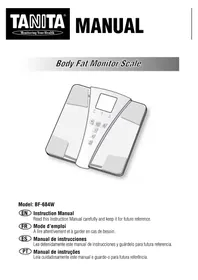 Notice TANITA BF684W Scale