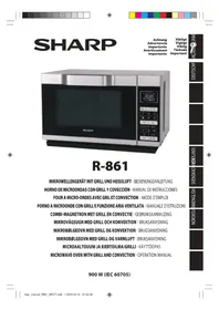 SHARP R861KM - Mikroovne