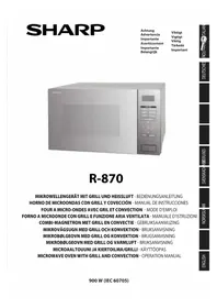SHARP R870SLM - Mikroovne