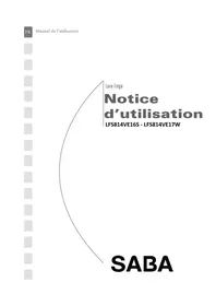 SABA LFS814VE16S - Machine à laver