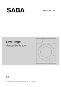 SABA LFS712BE17W - Machine à laver