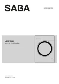 SABA LFS610BE17W - Machine à laver
