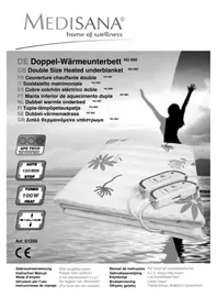 Notice MEDISANA HU 660 Couverture/coussin chauffant
