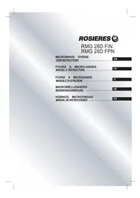Notice ROSIERES RMOK 82IN Microwave Oven