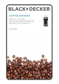 Notice BLACK & DECKER CBM310BD Moulin à café