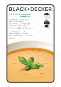 Notice BLACK & DECKER BL6000 Licuadora