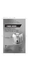 Notice BLACK & DECKER RC880 Cuiseur à riz