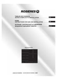 Notice ROSIERES RIED 340 BV плита