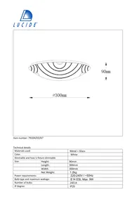 Notice Lucide VERSA 791040267 Plafonnier