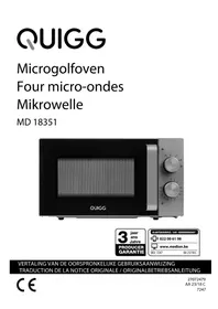 Notice QUIGG MD 18351 Mikrowelle