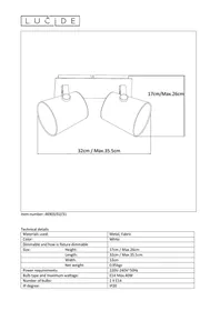 Notice Lucide EDO 469030231 Éclairage intérieur