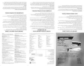 Notice BLACK & DECKER EK700BK Couteau