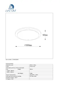 Notice Lucide BASIC 071043009 Plafonnier