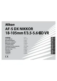 NIKON Nikkor AFS DX 18105mm f3.55.6G ED VR - Fotolens