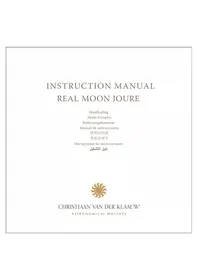 Notice Christiaan van der Klaauw REAL MOON JOURE CKRJ7724 Montre