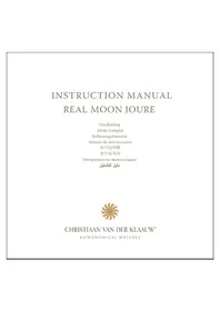 Notice Christiaan van der Klaauw REAL MOON JOURE CKRJ3335 Montre