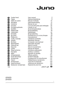 Notice JUNO JDF602E9 Páraelszívó