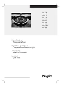 Notice Pelgrim GK417RVSA Cooker