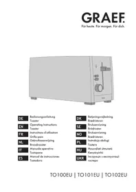 Notice GRAEF TO 102 Grille pain