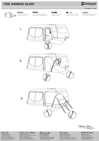 Outwell Tide Annexe Sleep - Tente de camping