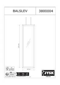 Notice JYSK BALSLEV Mirroir