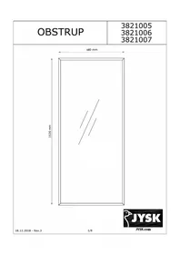 Notice JYSK OBSTRUP Mirroir