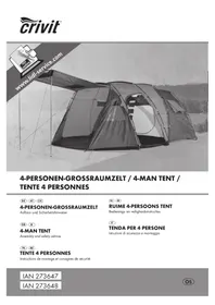Notice CRIVIT IAN 273647 Tente