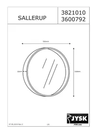 Notice JYSK SALLERUP Mirroir