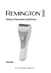Notice REMINGTON SMOOTH & SILKY WSF5060 Rasoir électrique