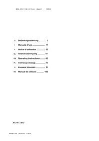 Notice Prophete 2812 Child bike trailer