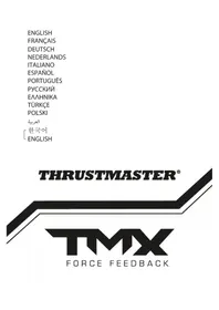 Notice THRUSTMASTER TMW PRO FORCE FEEDBACK (PC) 시뮬레이션 휠