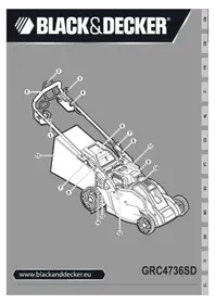 Notice BLACK & DECKER GRC4736SD χλοοκοπτικό