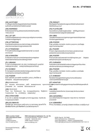 Notice Trio Lighting LUGANO 271970689 Notice d\'utilisation