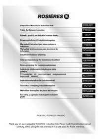 Notice ROSIERES RIDR 633 DC Sporák