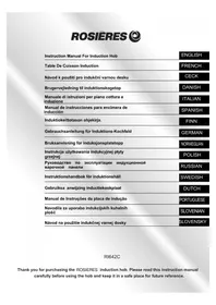 Notice ROSIERES RI 642 C Sporák