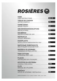 Notice ROSIERES RGV 64 FM PN Sporák