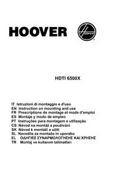 Notice HOOVER HDTI6500X Cappa da cucina