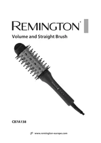 Notice REMINGTON VOLUME AND STRAIGHT CB7A138 Brosse soufflante électrique