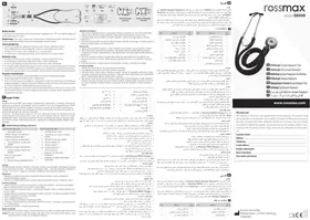 Notice Rossmax EB500 équipements de mesure